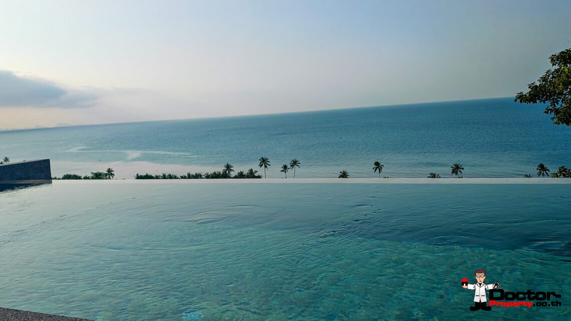 3 Bedroom Pool Villa with Sea View in Bang Por, Koh Samui – For Sale