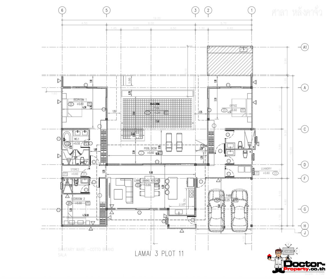3 Bedroom Pool Villa in Lamai, Koh Samui – For Sale