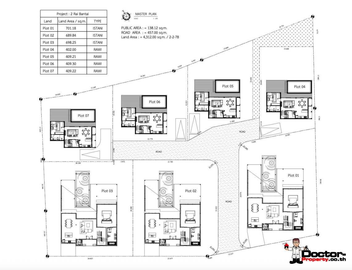 3 Bedroom Pool Villa with Sea View in Ban Tai, Koh Samui – For Sale