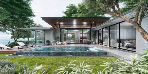 Modern 3 Bedroom Pool Villa in Mae Nam, Koh Samui – For Sale