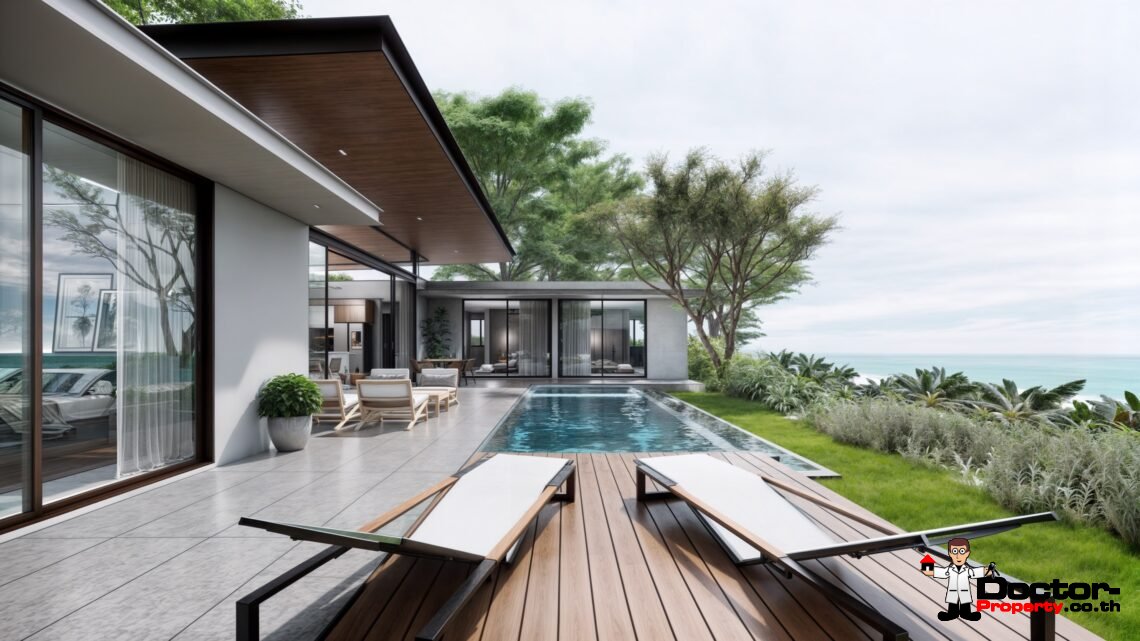 Modern 3 Bedroom Pool Villa in Mae Nam, Koh Samui – For Sale