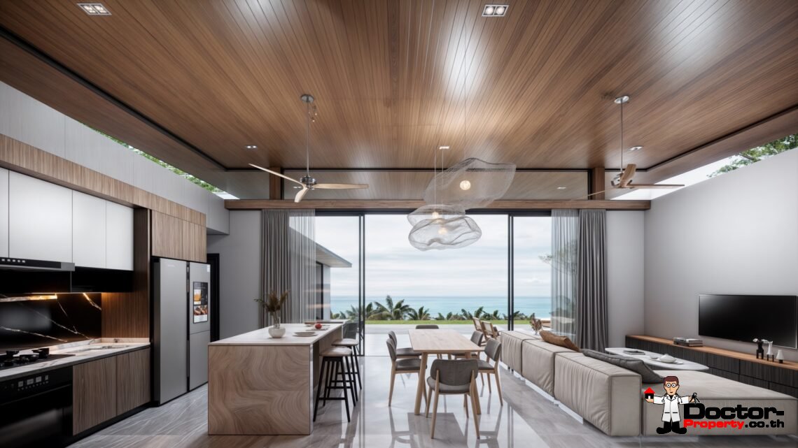 Modern 3 Bedroom Pool Villa in Mae Nam, Koh Samui – For Sale