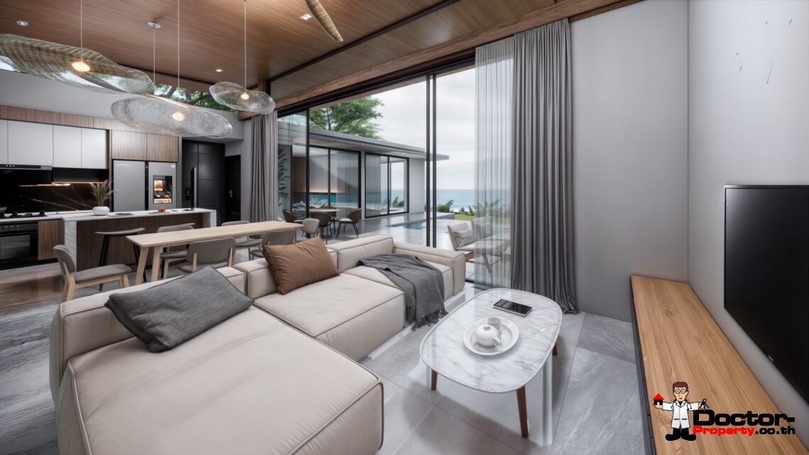 Modern 3 Bedroom Pool Villa in Mae Nam, Koh Samui – For Sale