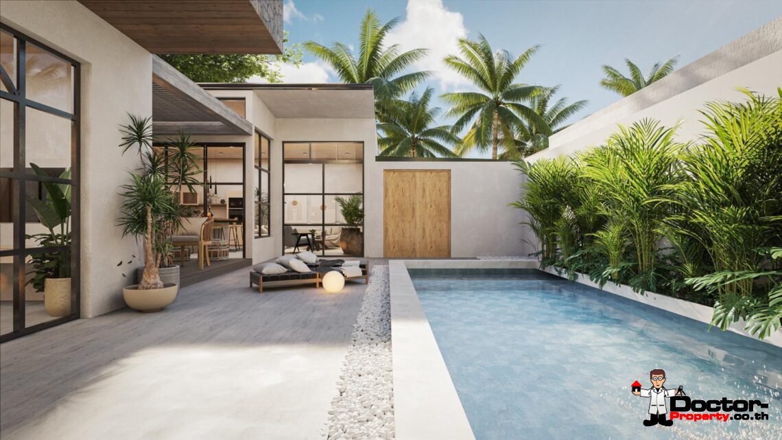 2 Bedroom Pool Villa in Bang Rak, Koh Samui – For Sale