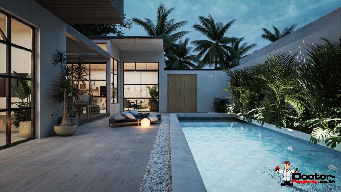2 Bedroom Pool Villa in Bang Rak, Koh Samui – For Sale