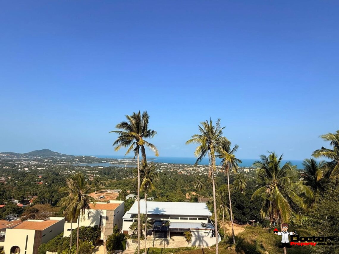 New Project! 4 Bedroom Pool Villas with Seaview in Chaweng – For Sale