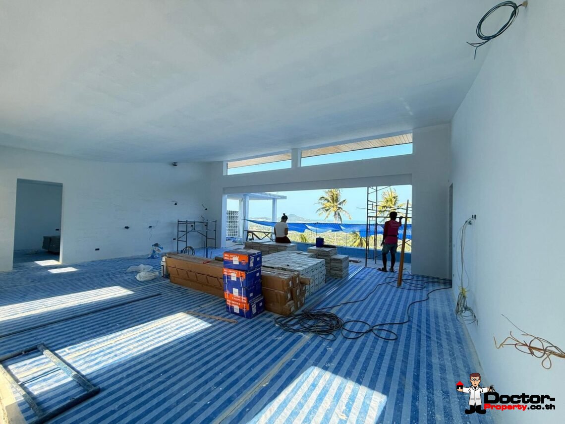 New Project! 4 Bedroom Pool Villas with Seaview in Chaweng – For Sale