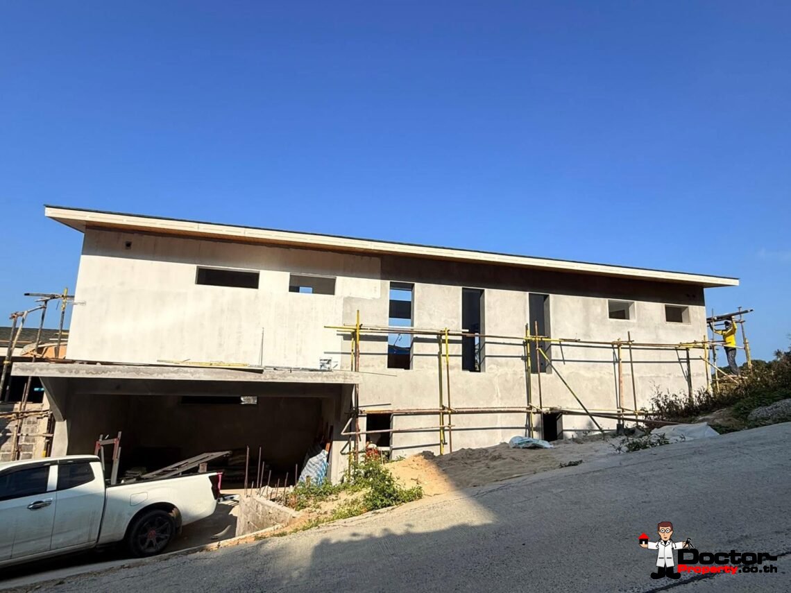 New Project! 4 Bedroom Pool Villas with Seaview in Chaweng – For Sale