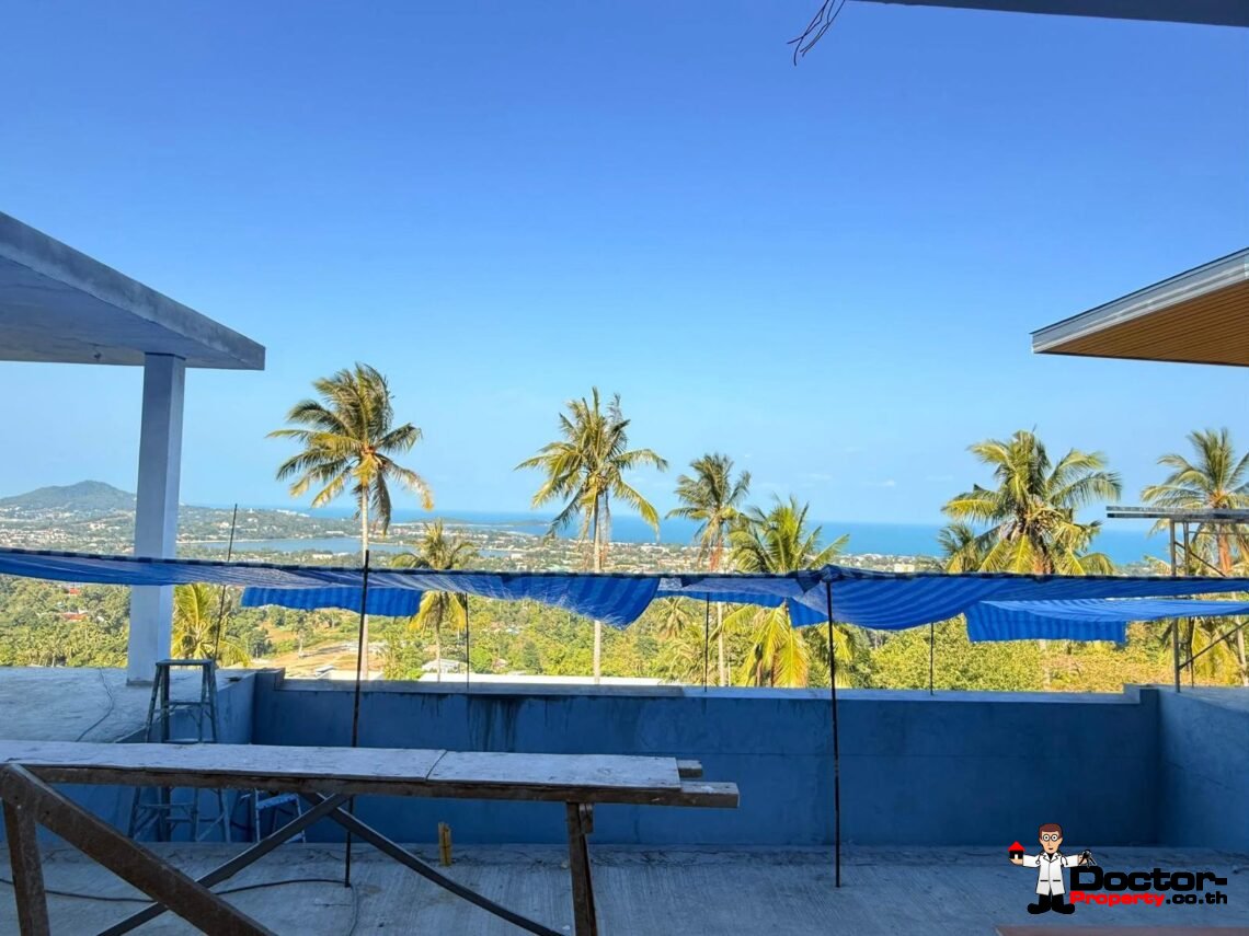 New Project! 4 Bedroom Pool Villas with Seaview in Chaweng – For Sale