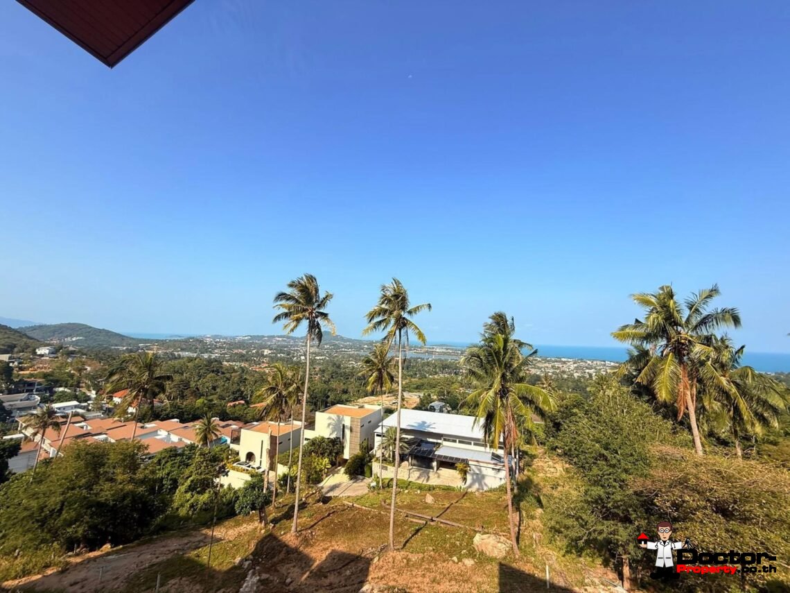 New Project! 4 Bedroom Pool Villas with Seaview in Chaweng – For Sale