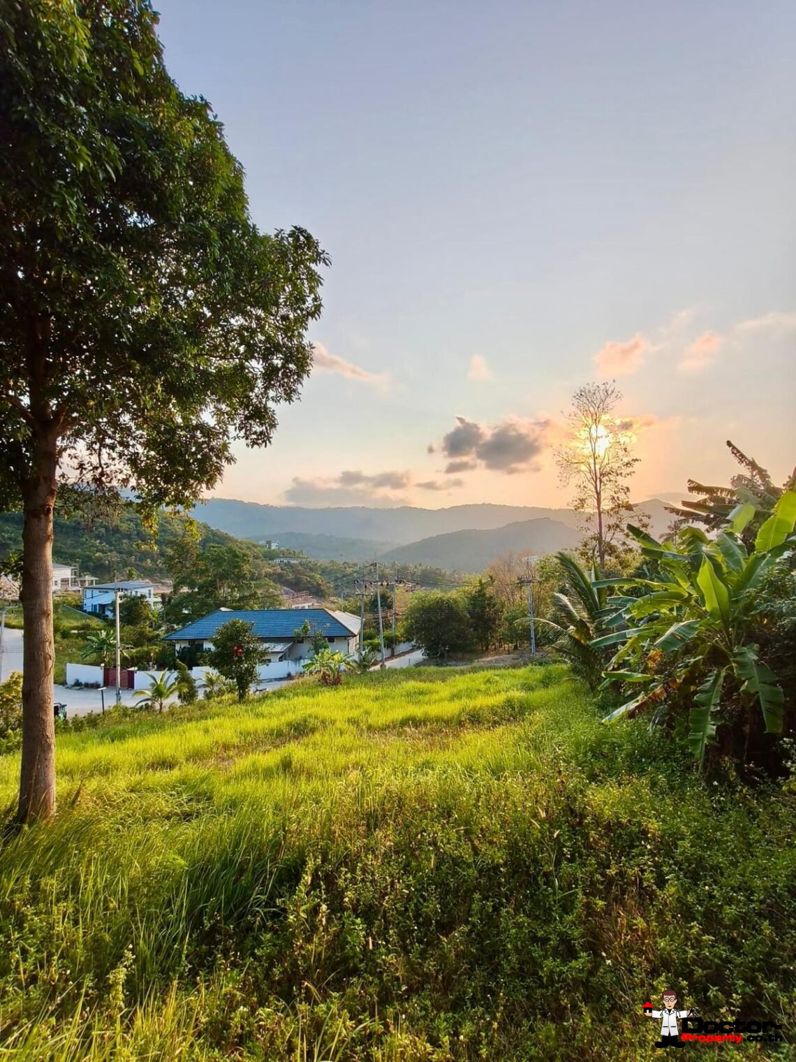 Flat Land 520sqm with Mountain View in Mae Nam, Koh Samui – For Sale