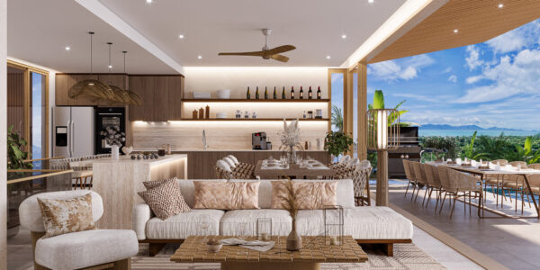 New 4 Bedroom Pool Villa with Sea View in Bo Phut, Koh Samui – For Sale
