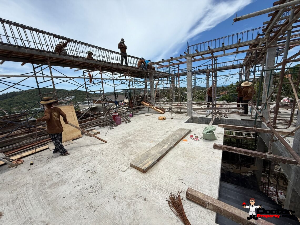 New 4 Bedroom Pool Villa with Sea View in Bo Phut, Koh Samui – For Sale