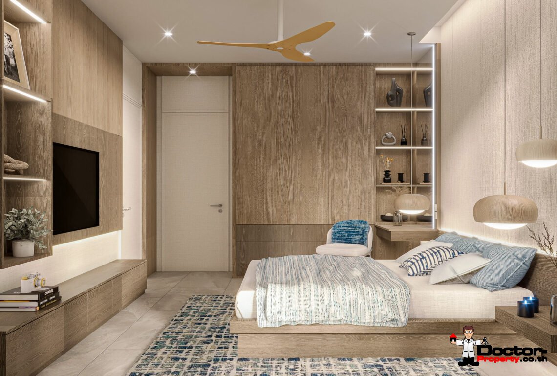 New 4 Bedroom Pool Villa with Sea View in Lamai, Koh Samui – For Sale