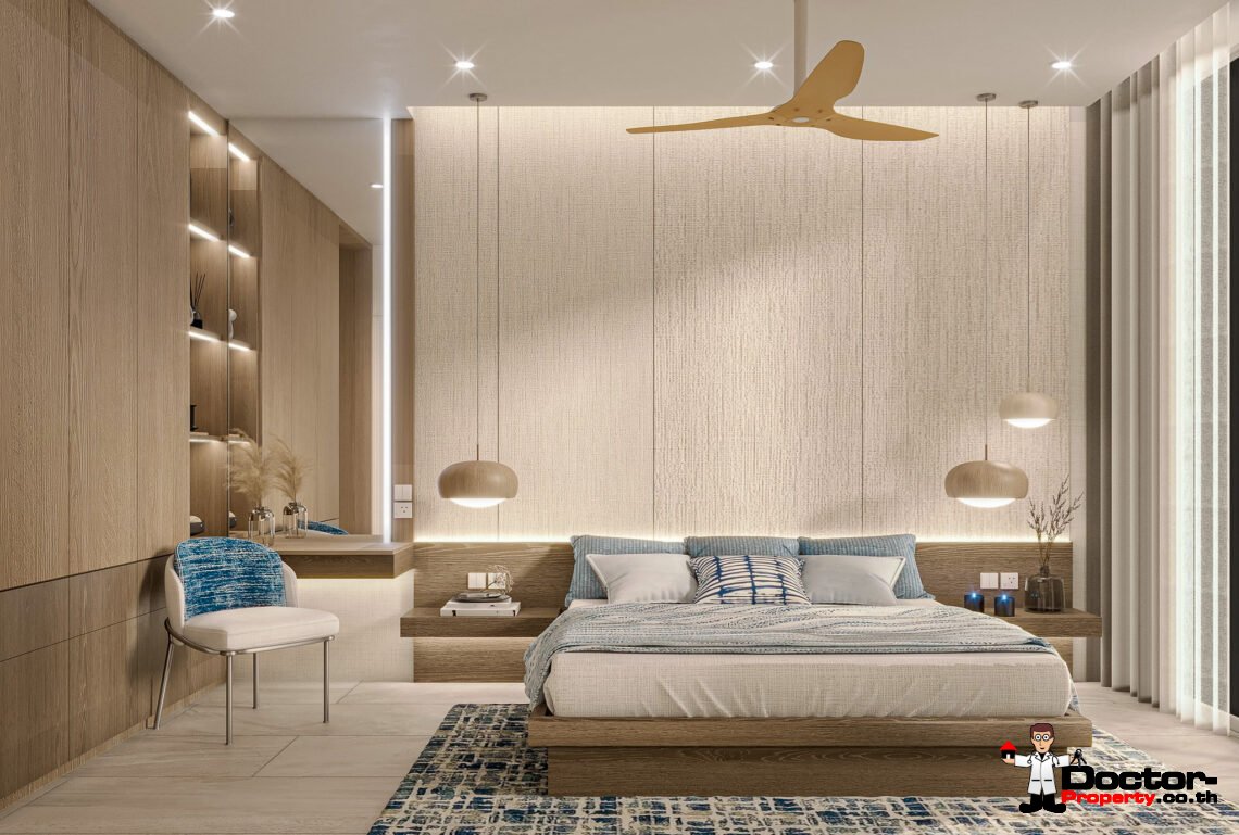 New 4 Bedroom Pool Villa with Sea View in Lamai, Koh Samui – For Sale