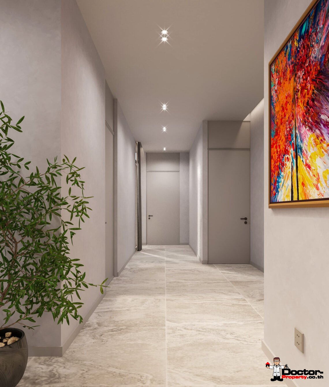 New 4 Bedroom Pool Villa with Sea View in Lamai, Koh Samui – For Sale