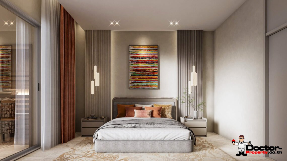 New 4 Bedroom Pool Villa with Sea View in Lamai, Koh Samui – For Sale