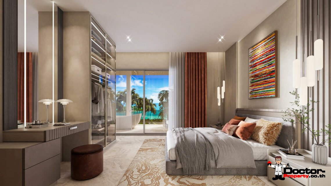 New 4 Bedroom Pool Villa with Sea View in Lamai, Koh Samui – For Sale