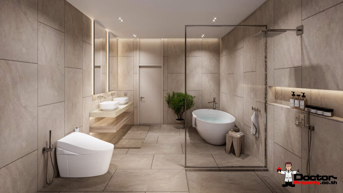 New 4 Bedroom Pool Villa with Sea View in Lamai, Koh Samui – For Sale