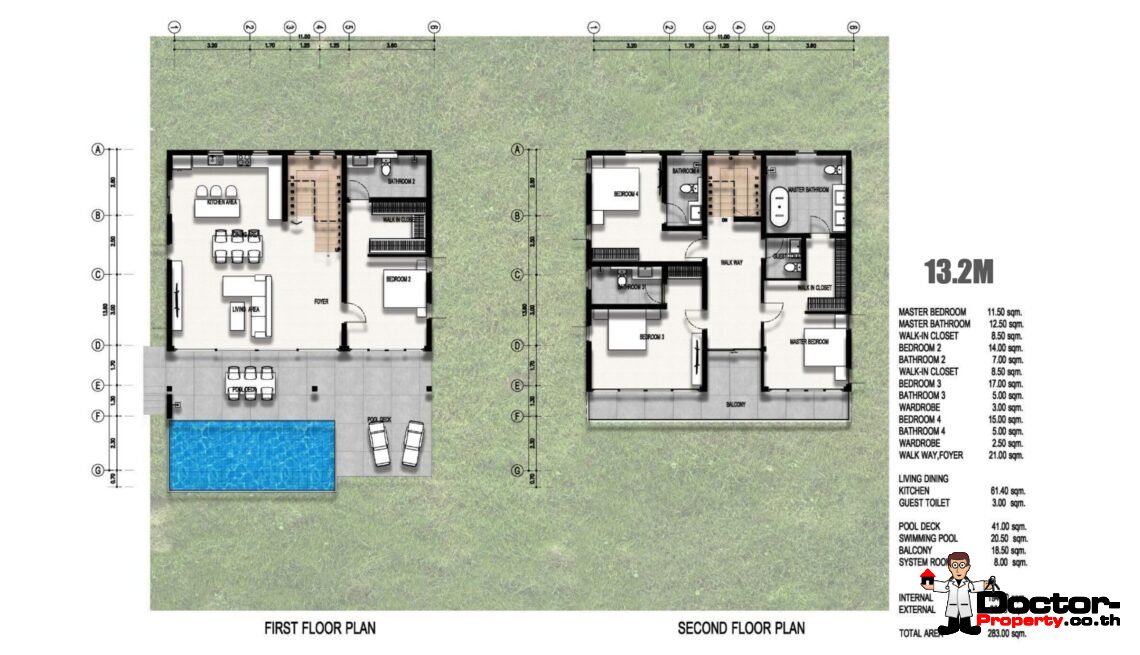 New 3-4 Bedroom Pool Villa in Lamai, Koh Samui – For Sale