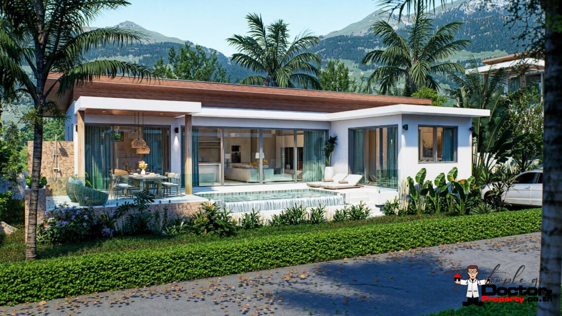 New 3-4 Bedroom Pool Villa in Lamai, Koh Samui – For Sale