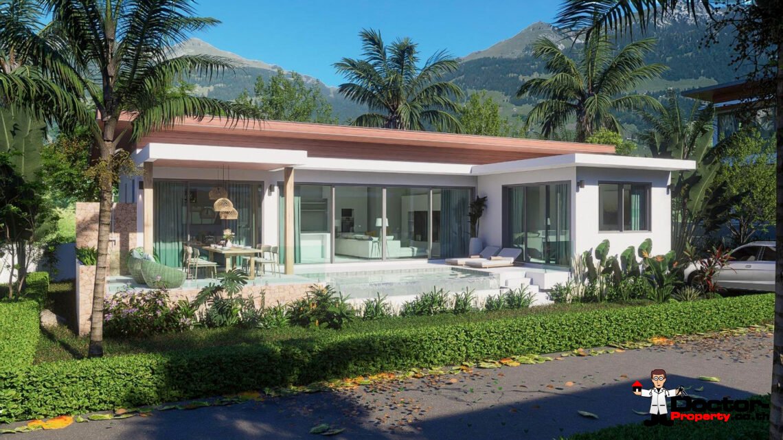 New 3-4 Bedroom Pool Villa in Lamai, Koh Samui – For Sale