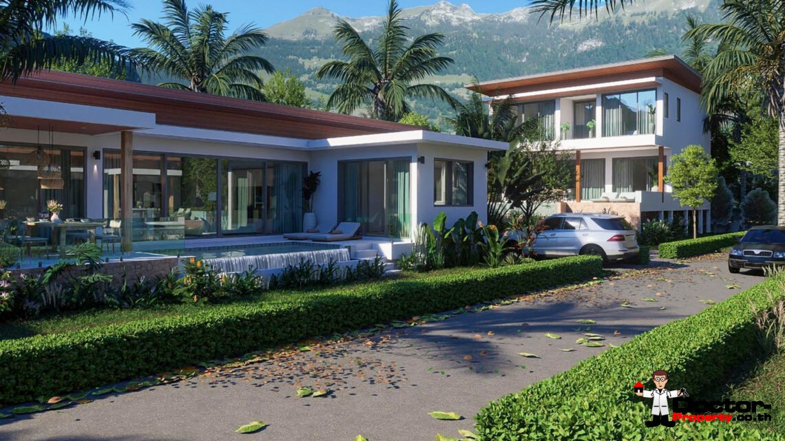 New 3-4 Bedroom Pool Villa in Lamai, Koh Samui – For Sale