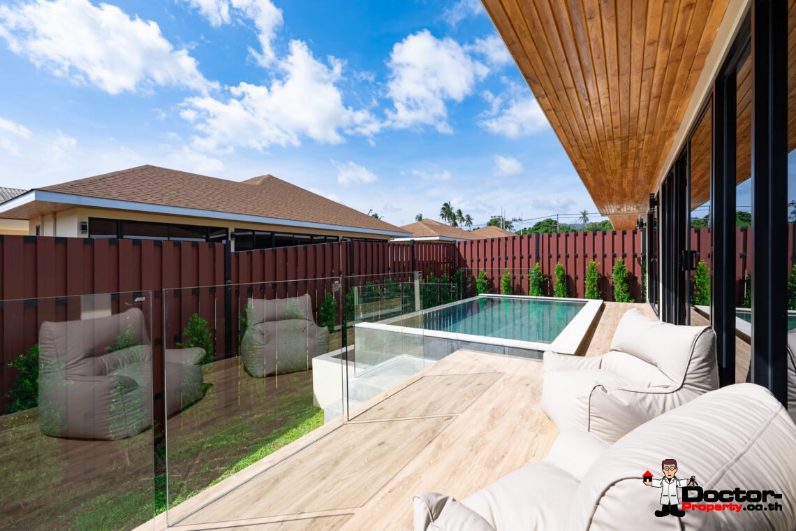 New 3 Bedroom Pool Villa in Bo Phut, Koh Samui – For Sale