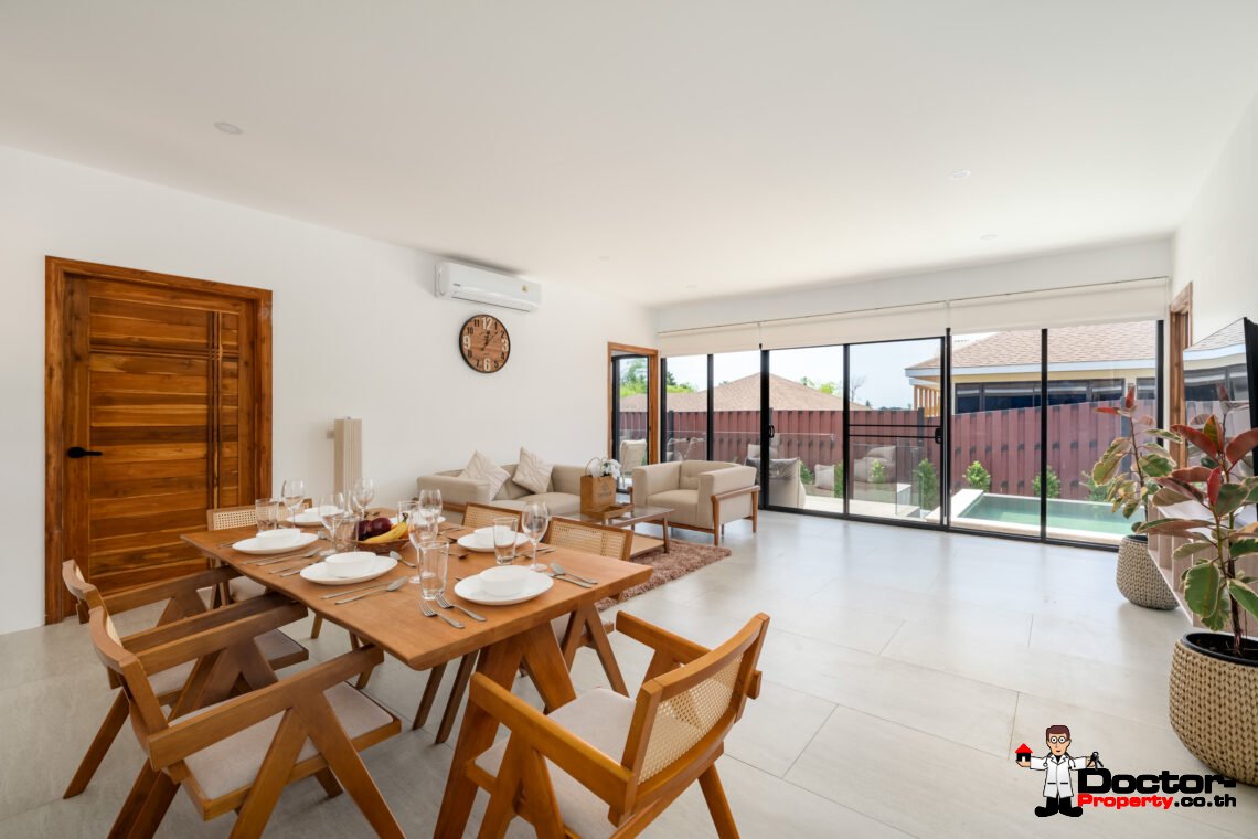 New 3 Bedroom Pool Villa in Bo Phut, Koh Samui – For Sale