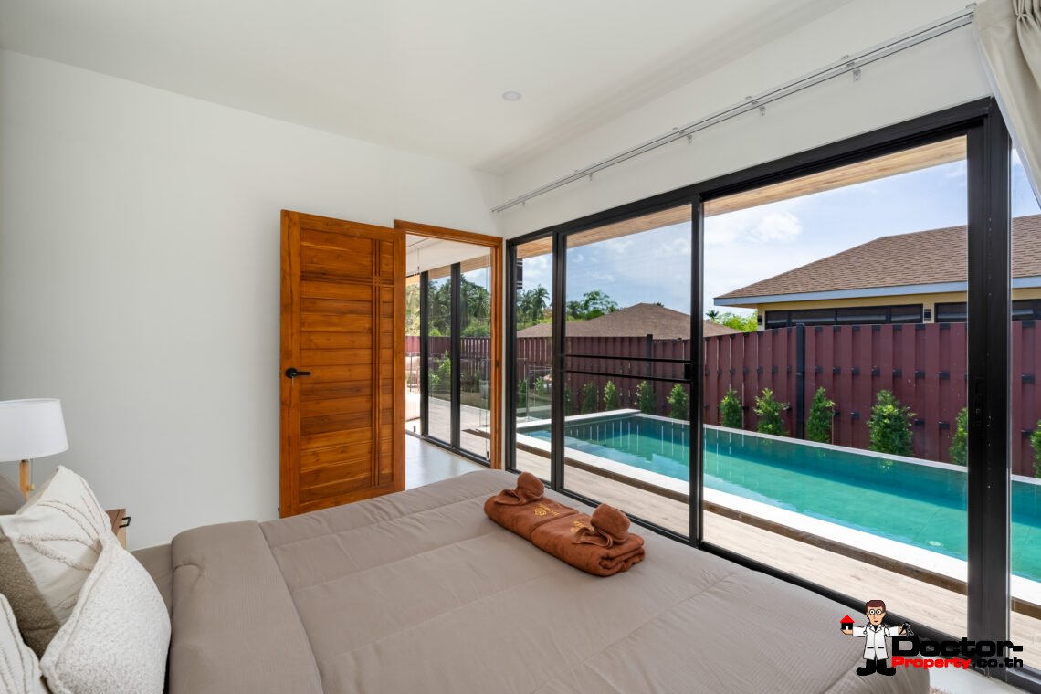 New 3 Bedroom Pool Villa in Bo Phut, Koh Samui – For Sale