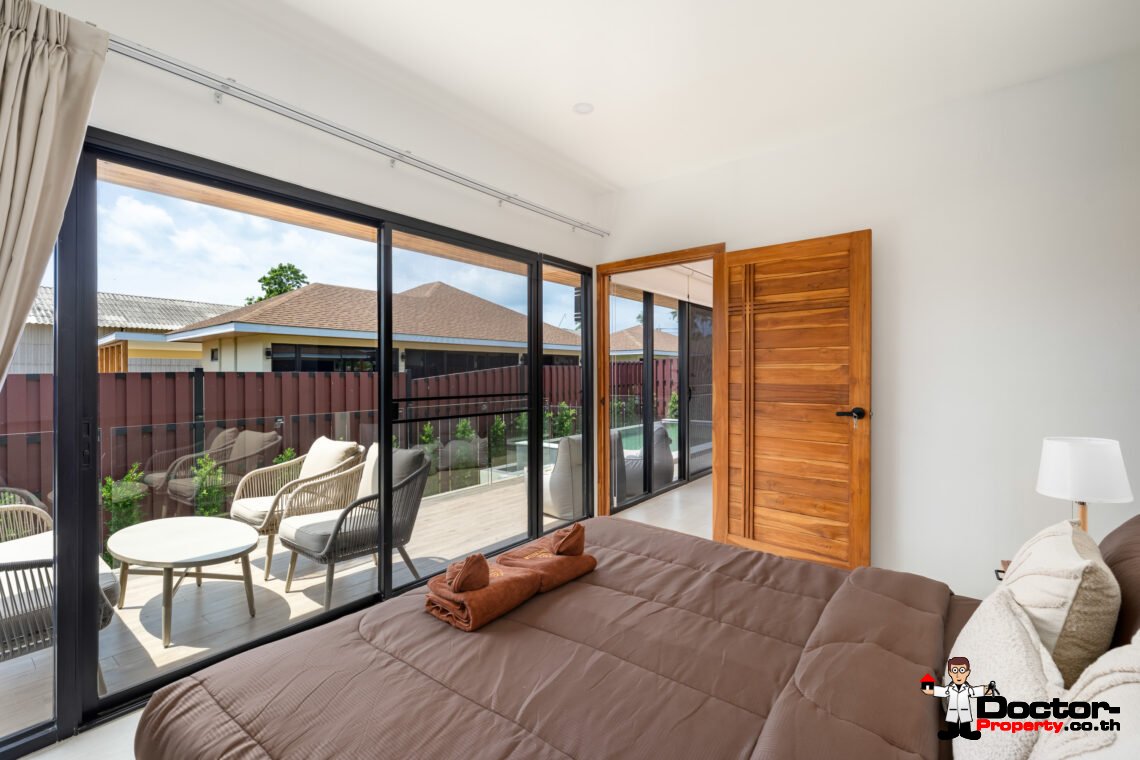 New 3 Bedroom Pool Villa in Bo Phut, Koh Samui – For Sale