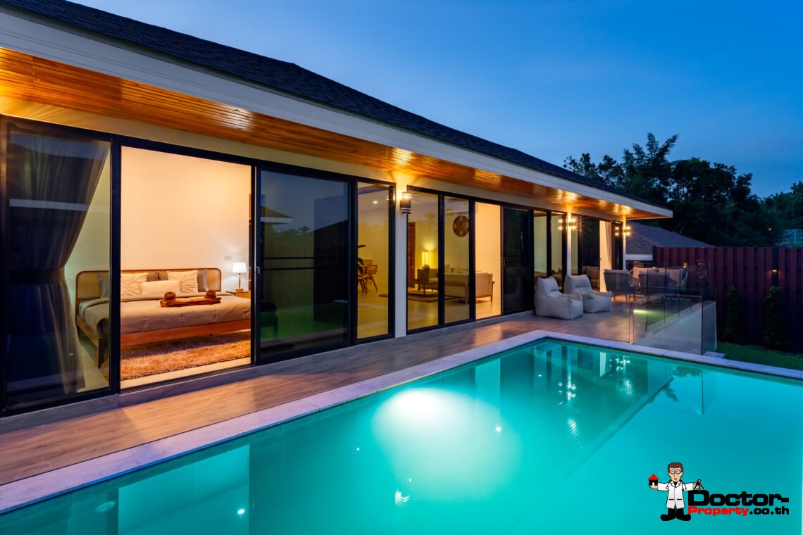 New 3 Bedroom Pool Villa in Bo Phut, Koh Samui – For Sale
