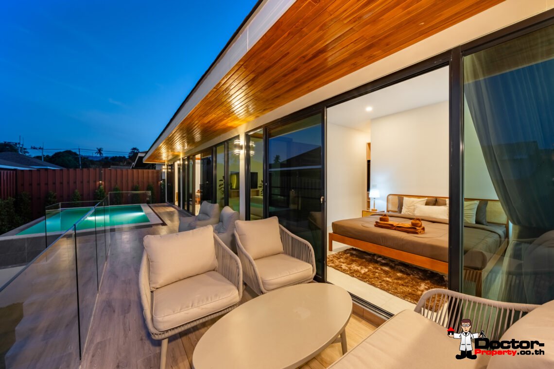 New 3 Bedroom Pool Villa in Bo Phut, Koh Samui – For Sale
