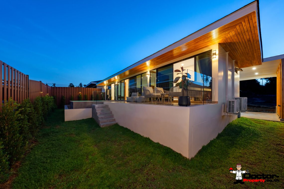 New 3 Bedroom Pool Villa in Bo Phut, Koh Samui – For Sale