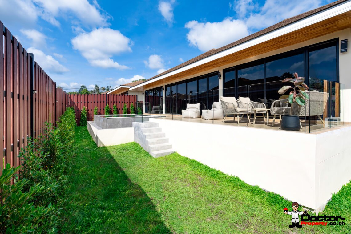 New 3 Bedroom Pool Villa in Bo Phut, Koh Samui – For Sale