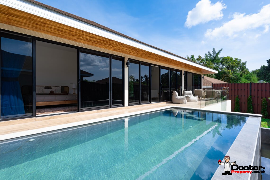 New 3 Bedroom Pool Villa in Bo Phut, Koh Samui – For Sale
