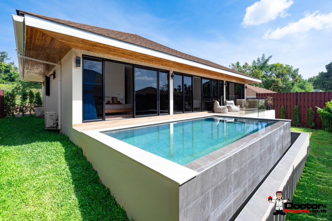 New 3 Bedroom Pool Villa in Bo Phut, Koh Samui – For Sale