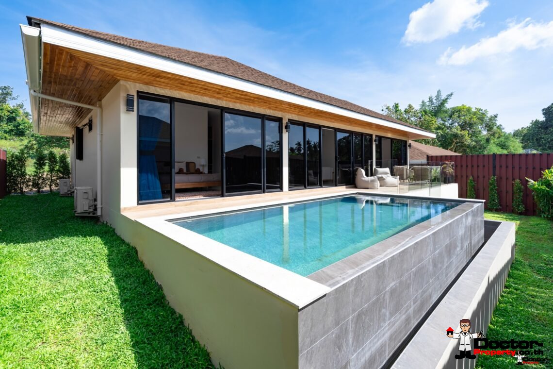 New 3 Bedroom Pool Villa in Chaweng, Koh Samui – For Sale