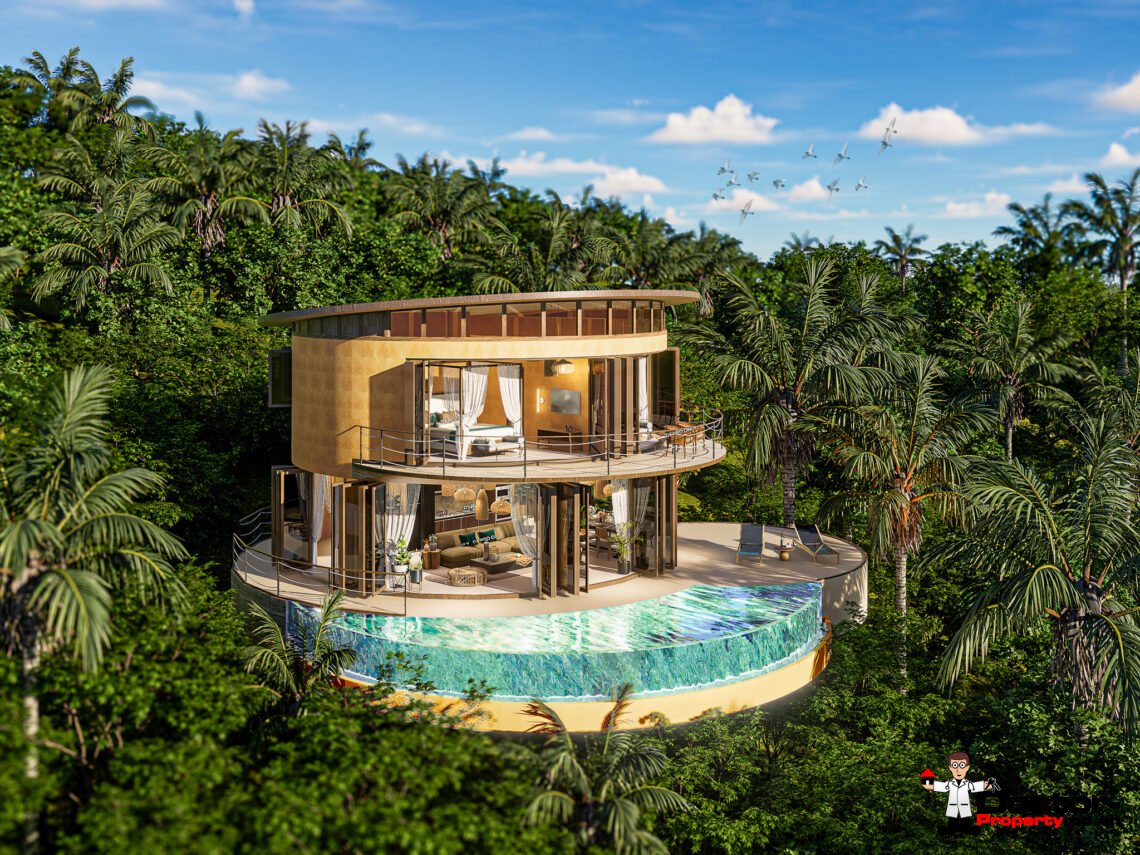 2 Bedroom Pool Villa with Sea View in Angthong, Koh Samui – For Sale