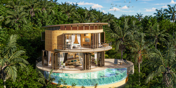 2 Bedroom Pool Villa with Sea View in Angthong, Koh Samui – For Sale