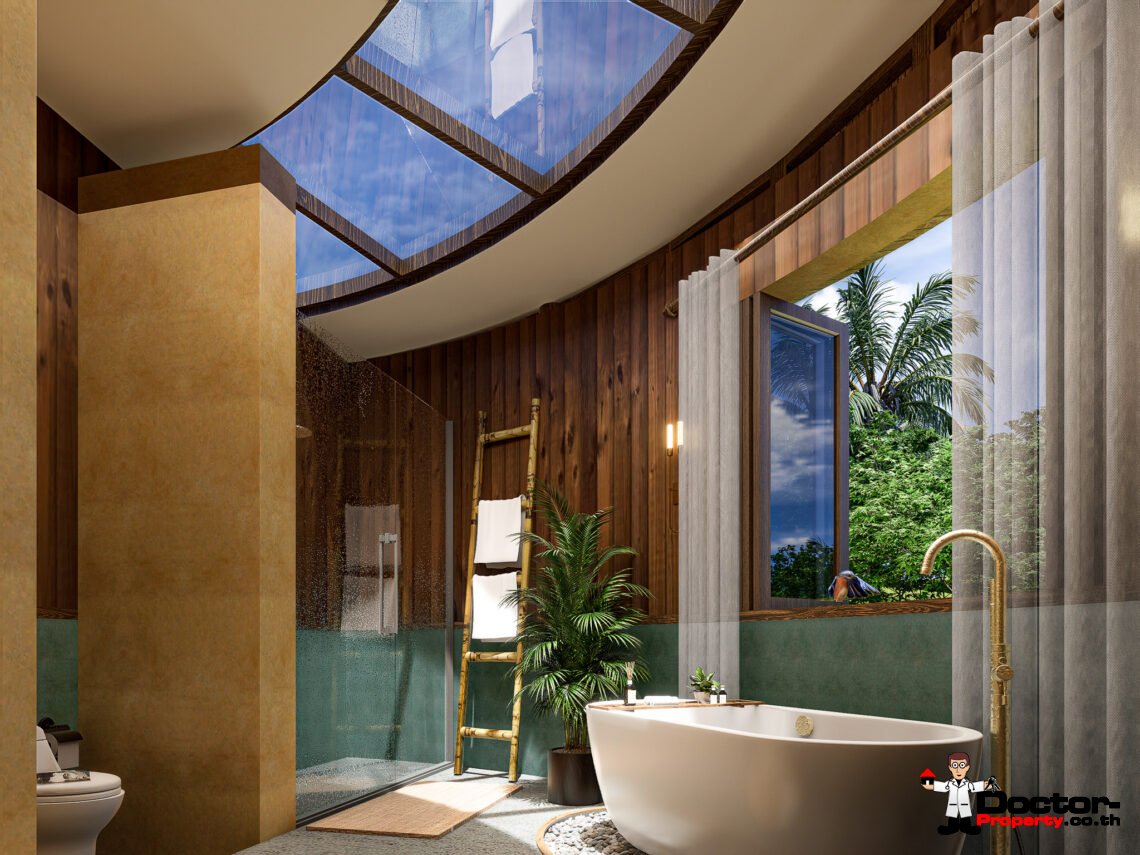 2 Bedroom Pool Villa with Sea View in Angthong, Koh Samui – For Sale