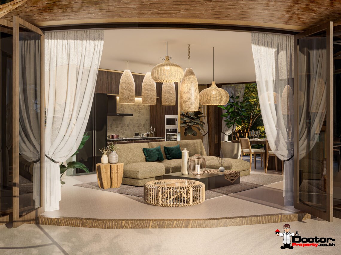 2 Bedroom Pool Villa with Sea View in Angthong, Koh Samui – For Sale