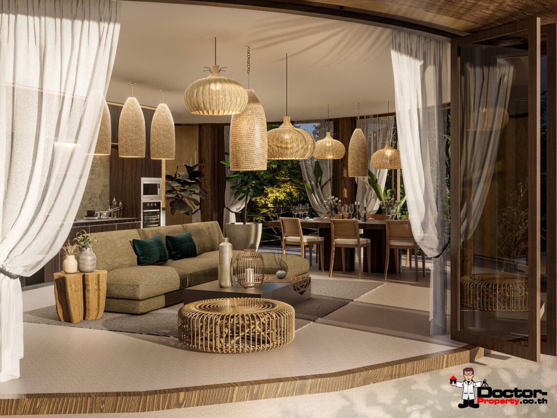 2 Bedroom Pool Villa with Sea View in Angthong, Koh Samui – For Sale