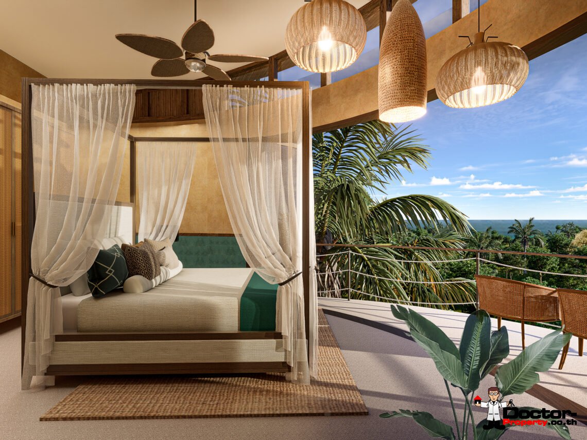 2 Bedroom Pool Villa with Sea View in Angthong, Koh Samui – For Sale