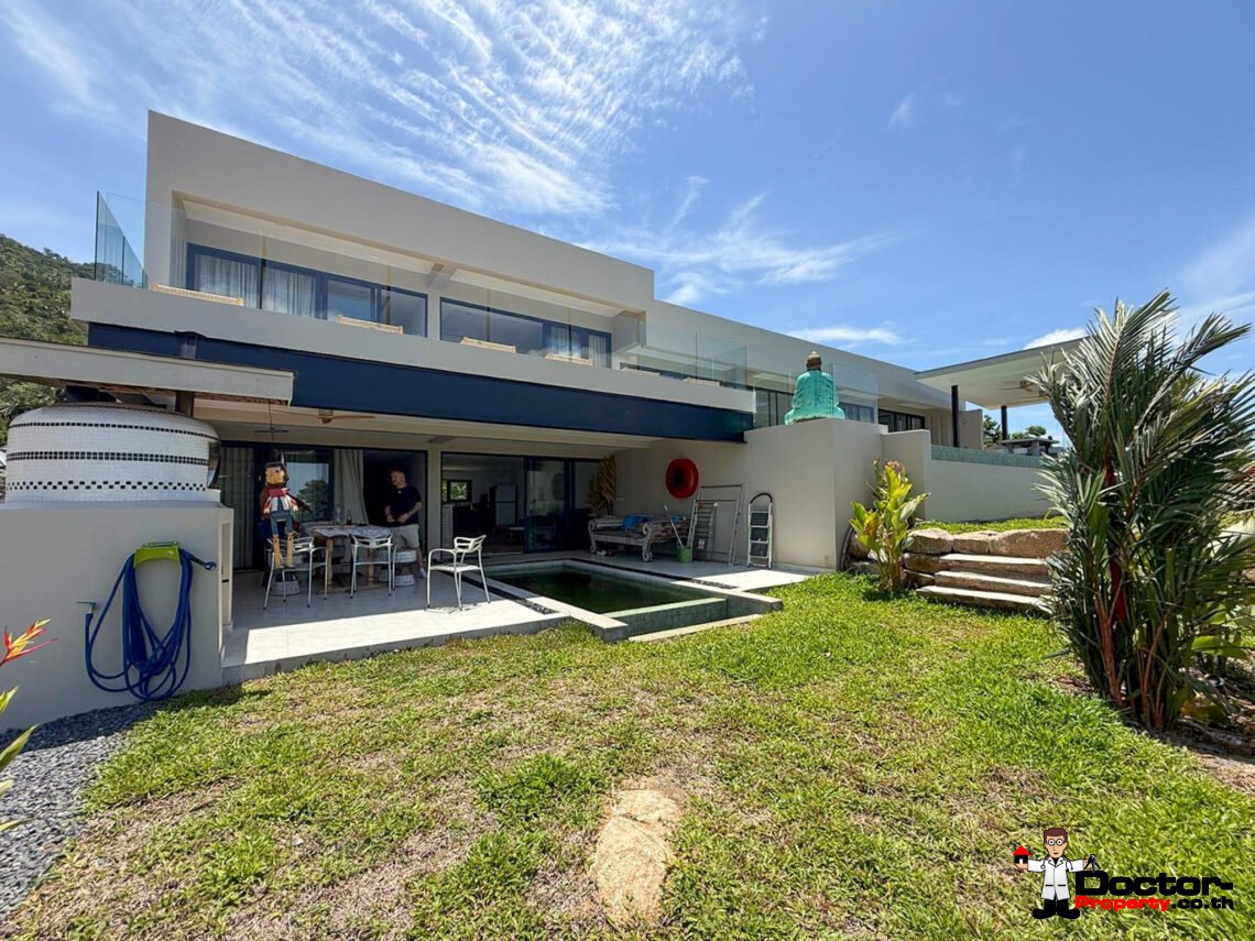 New 5 Bedroom Luxury Pool Villa with Sea View in Chaweng, Koh Samui – For Sale