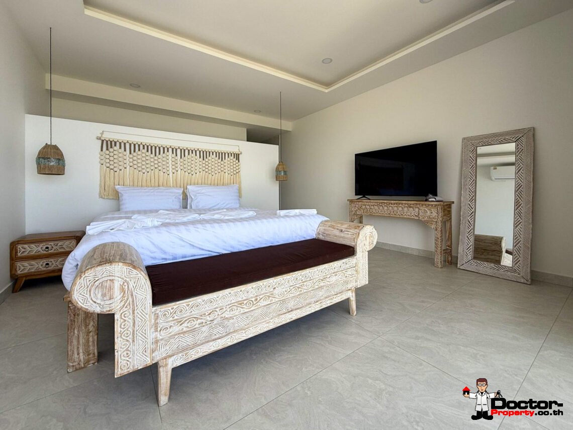 New 5 Bedroom Luxury Pool Villa with Sea View in Chaweng, Koh Samui – For Sale
