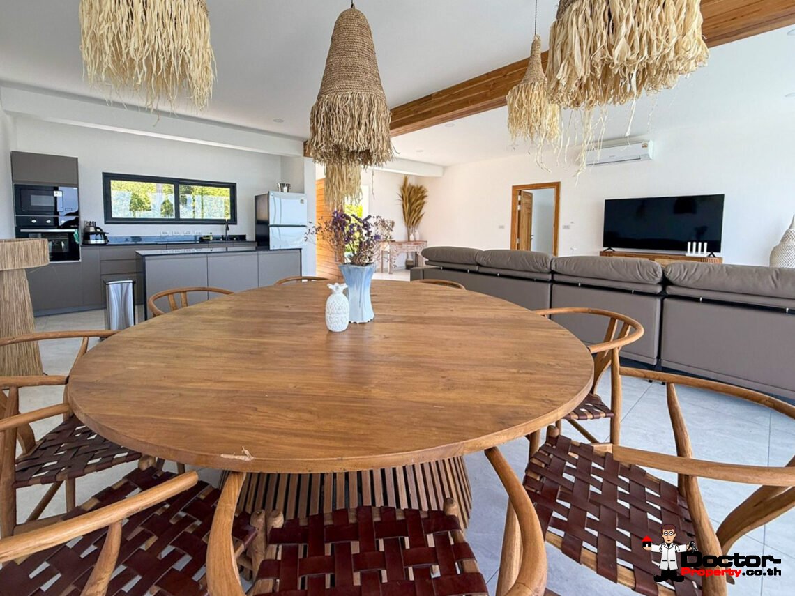 New 5 Bedroom Luxury Pool Villa with Sea View in Chaweng, Koh Samui – For Sale