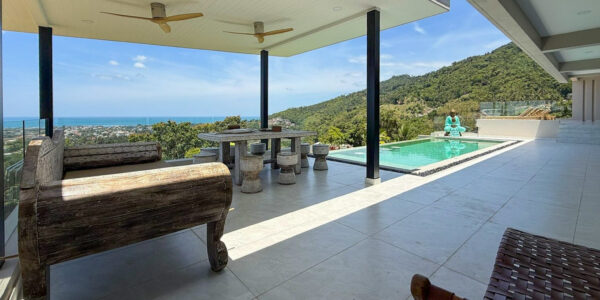 New 5 Bedroom Luxury Pool Villa with Sea View in Chaweng, Koh Samui – For Sale