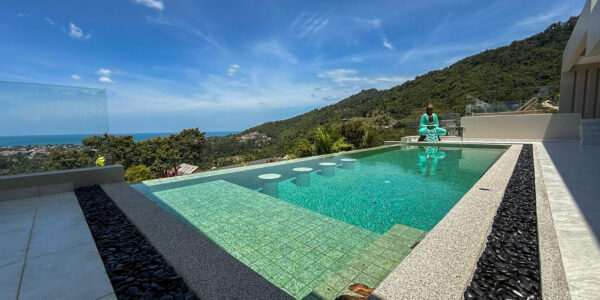 New 5 Bedroom Luxury Pool Villa with Sea View in Chaweng, Koh Samui – For Sale