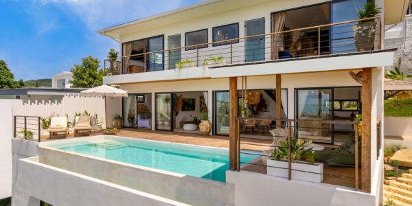 New Luxury 5 Bedroom Pool Villa with Sea View in Bo Phut, Koh Samui – For Sale